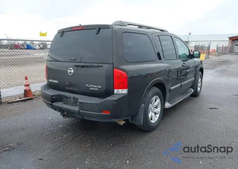 2015 Nissan Armada Platinum z USA, uszkodzony, nr VIN 5N1BA0NF8FN608455